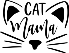Funny Cat 9 Simple Sketch Drawing Svg, Free Vectors File